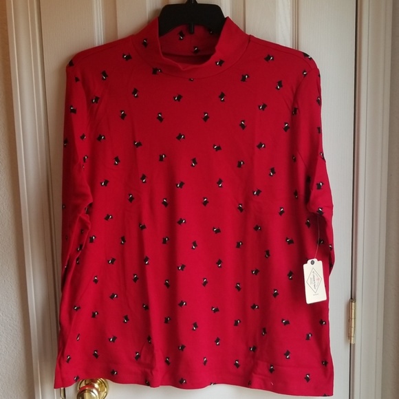 NWT ST JOHNS BAY (SJB) RED SCOTTIE DOG TUR… - Picture 2 of 5